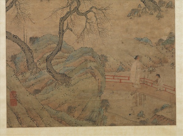 明錢貢太平春色　軸