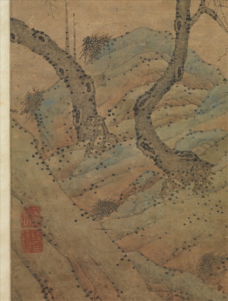 明錢貢太平春色　軸