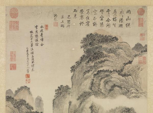 清王翬畫孟浩然詩意　軸