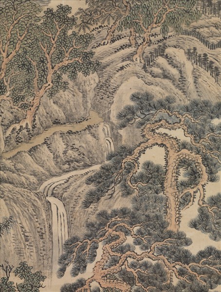 清王翬松風書屋圖　軸