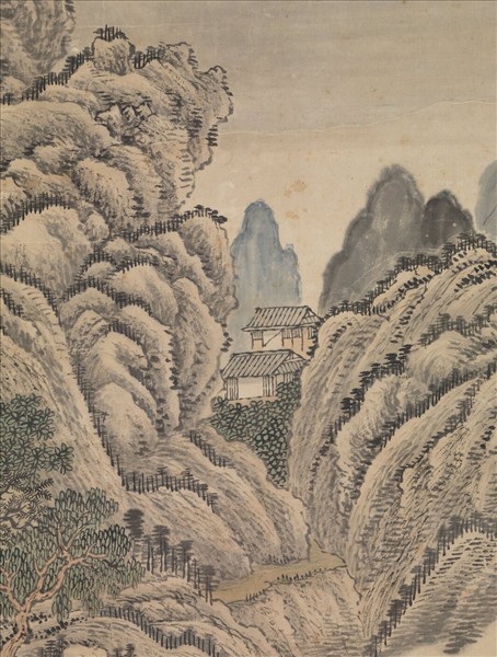 清王翬松風書屋圖　軸