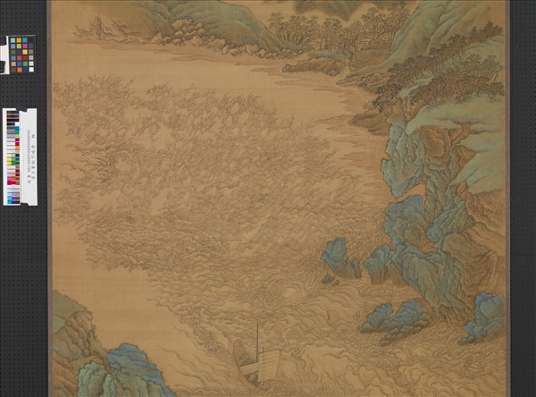 清王翬蛟門曉發圖　軸