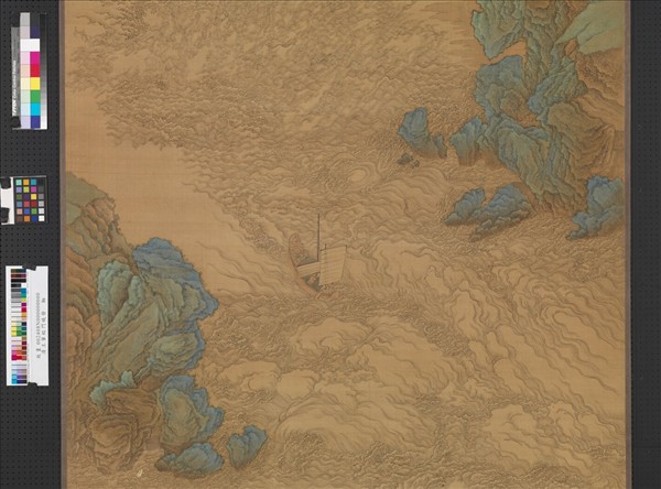 清王翬蛟門曉發圖　軸