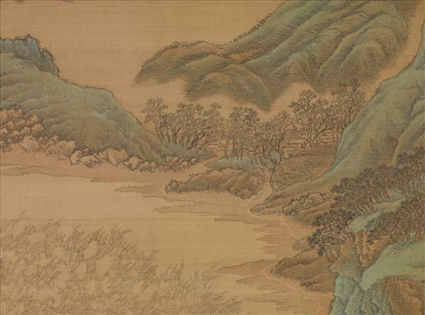 清王翬蛟門曉發圖　軸