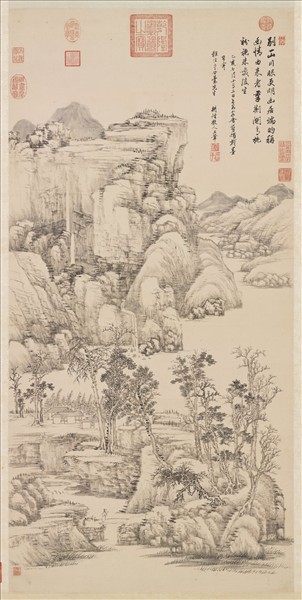 清王翬倣黃公望筆意　軸