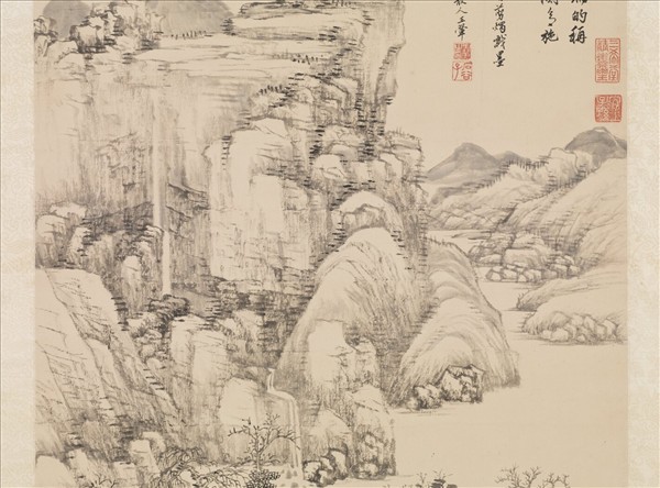 清王翬倣黃公望筆意　軸