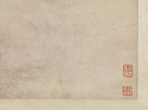 清王翬倣沈周古松圖　軸