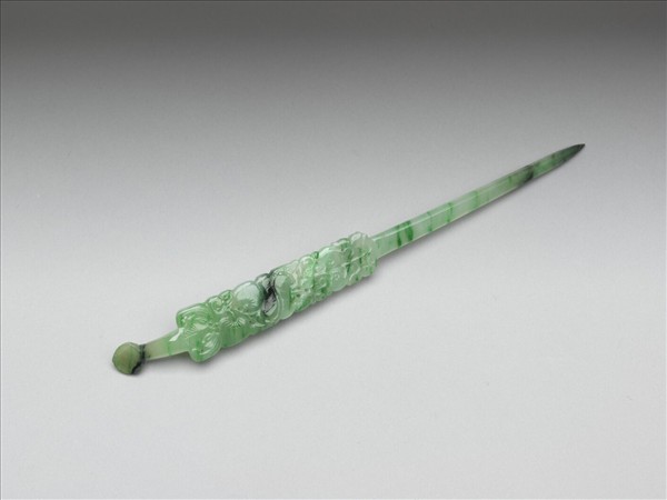 翠玉耳挖簪