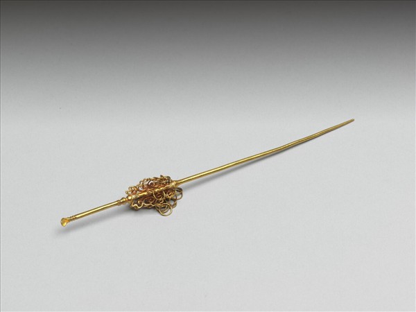 鍍金如意雲耳挖簪