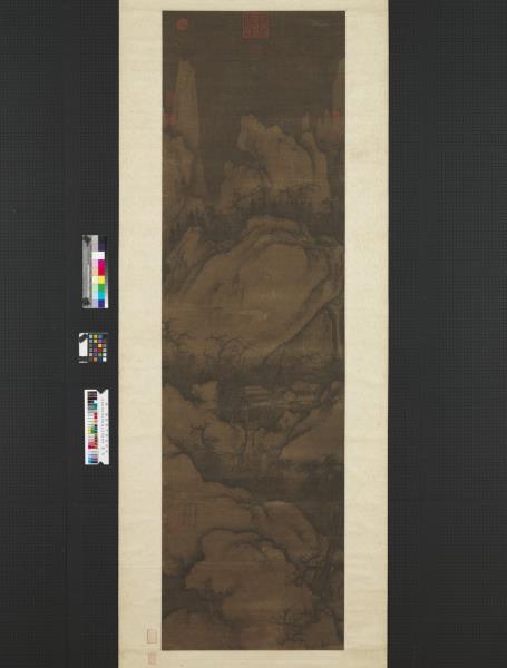 宋郭熙關山春雪圖　軸