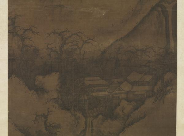 宋郭熙關山春雪圖　軸