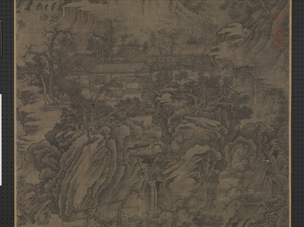 宋人秋山圖　軸