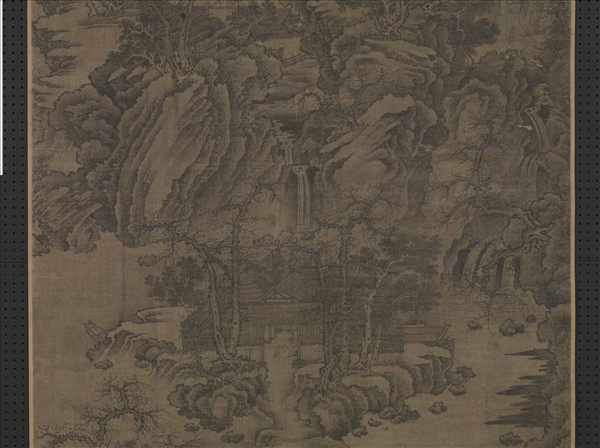 宋人秋山圖　軸