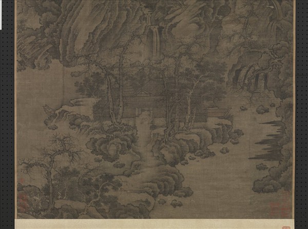 宋人秋山圖　軸