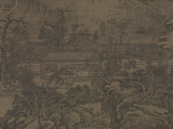 宋人秋山圖　軸