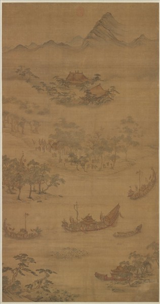 元吳廷暉龍舟奪標　軸