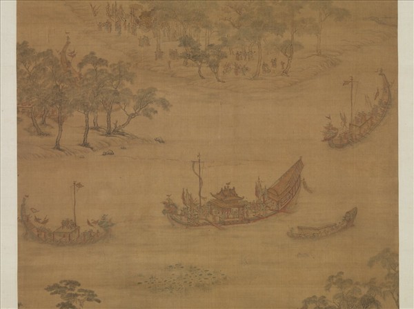 元吳廷暉龍舟奪標　軸