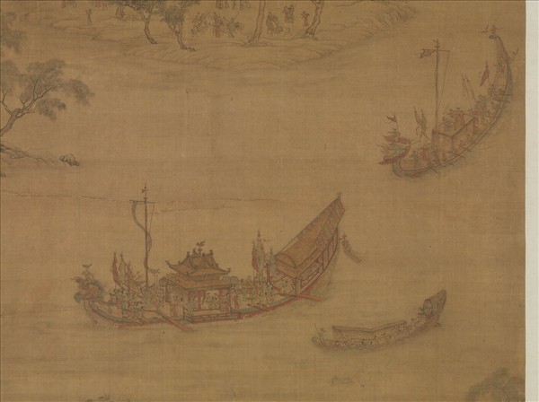 元吳廷暉龍舟奪標　軸