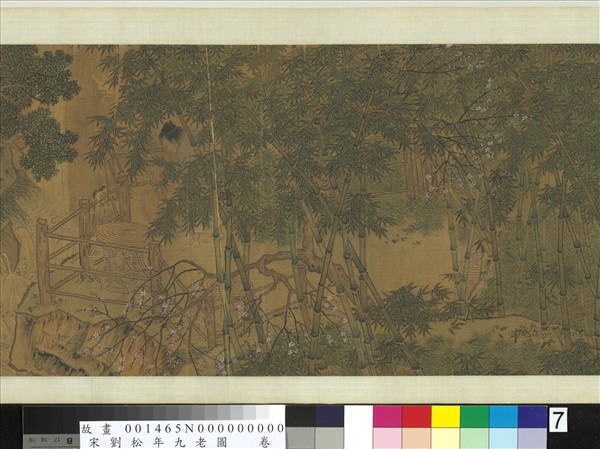 宋劉松年九老圖　卷