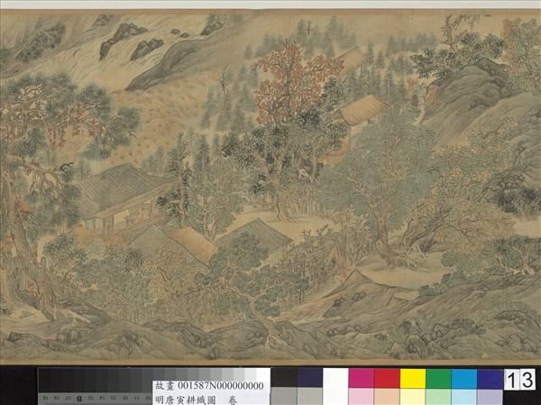 明唐寅耕織圖 　卷