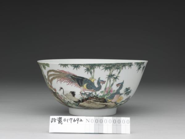 琺瑯彩瓷五倫圖碗