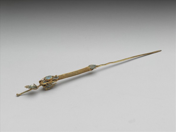 金纍絲龍趕珠耳挖簪