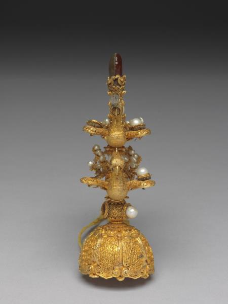 金纍絲鳳朝冠頂