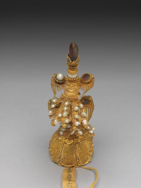 金纍絲鳳朝冠頂