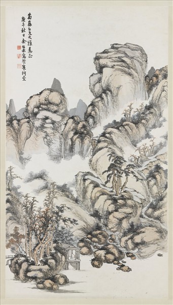 民國余紹宋水閣清話　軸