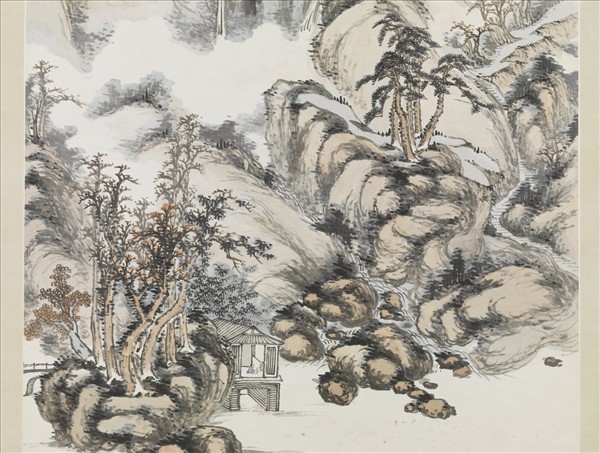 民國余紹宋水閣清話　軸