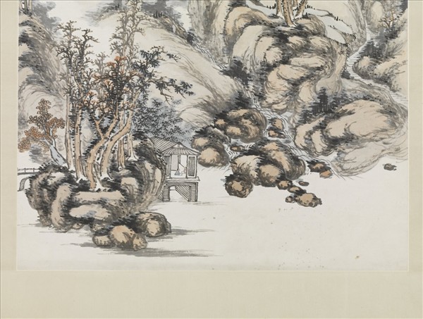 民國余紹宋水閣清話　軸