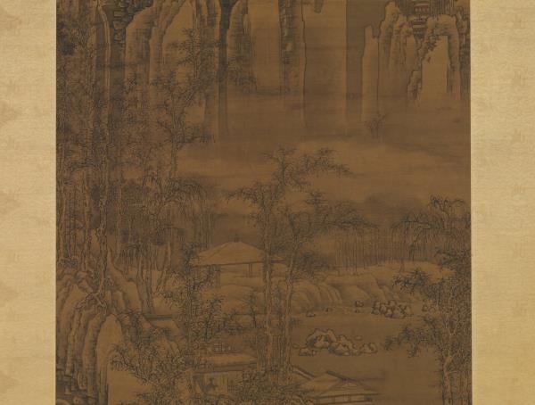 宋郭熙雪山行旅圖　軸