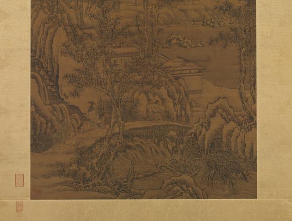 宋郭熙雪山行旅圖　軸