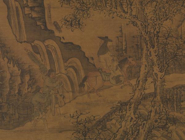 宋郭熙雪山行旅圖　軸