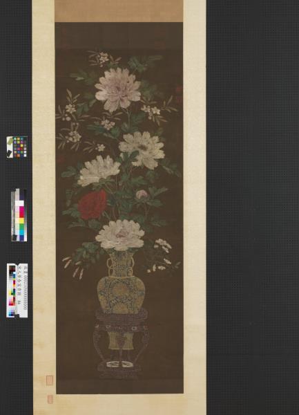 宋人華春富貴圖　軸