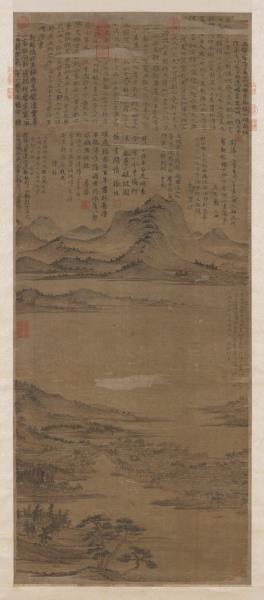 明陳汝言荊溪圖　軸