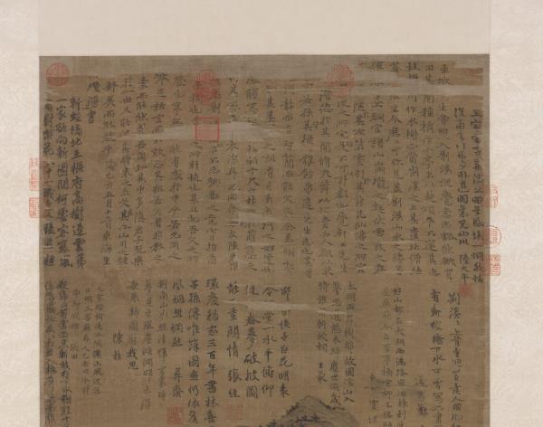 明陳汝言荊溪圖　軸