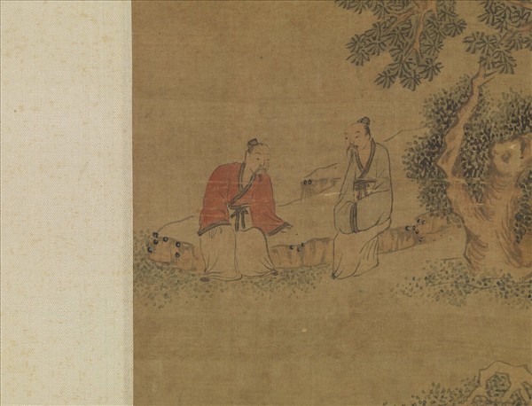 明文徵明綠陰清話　軸