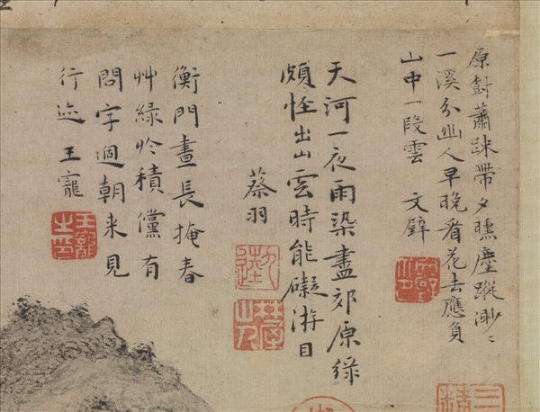 明文徵明綠陰草堂圖　軸