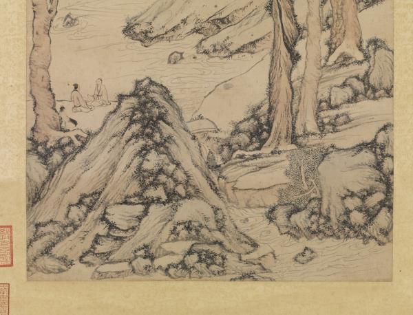 明文徵明千巖競秀　軸