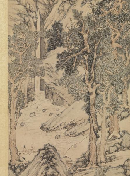 明文徵明千巖競秀　軸