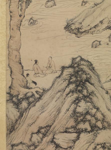 明文徵明千巖競秀　軸