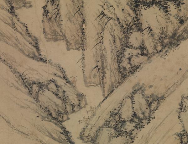 明文徵明千巖競秀　軸