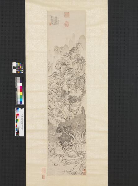 明文徵明洞庭西山圖　軸