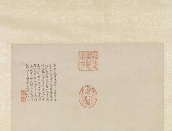 明文徵明洞庭西山圖　軸