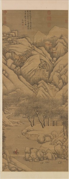 明文徵明雪歸圖　軸