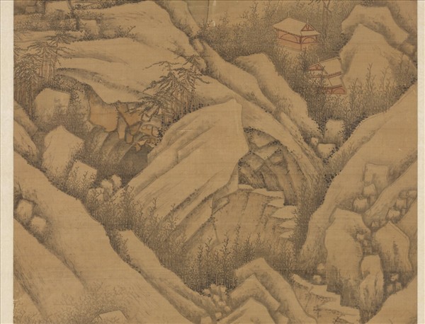 明文徵明雪歸圖　軸