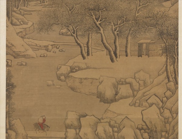 明文徵明雪歸圖　軸