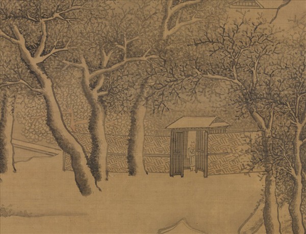 明文徵明雪歸圖　軸