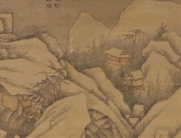 明文徵明雪歸圖　軸